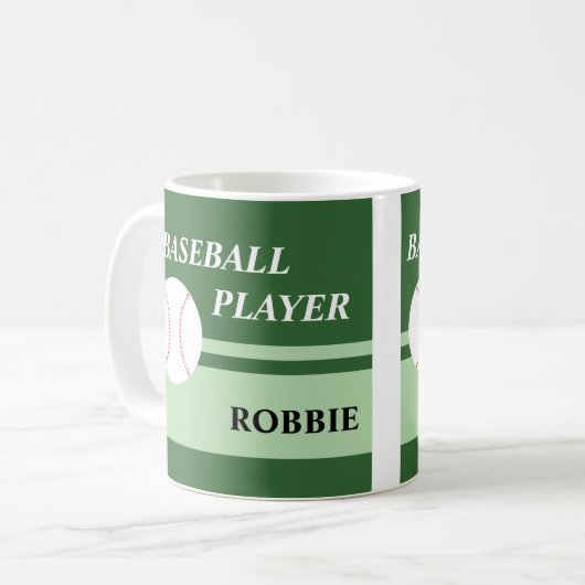 Mug Baseball Player (Devant gauche)