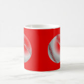 Mug Baseball Red Pop Art (Centre)
