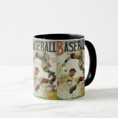 Mug Baseball Rétro : Sport classique (Devant droit)