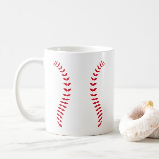 Mug Baseball Stitch (Avec donut)