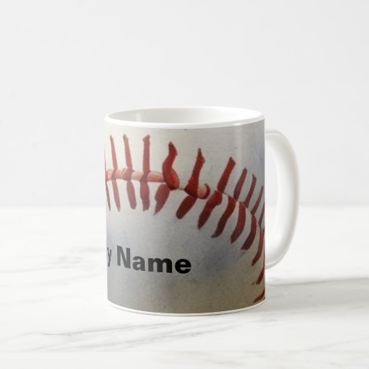 Mug Baseball Votre Nom (Devant droit)