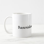 Mug Basenjaloosa noir (Gauche)