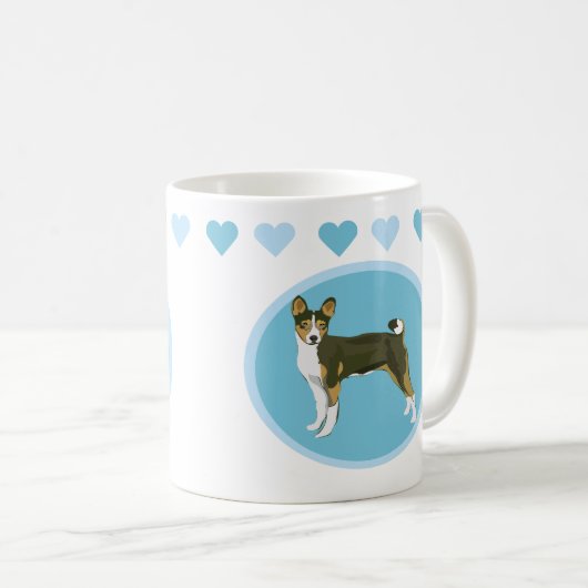 Mug Basenji (Devant droit)