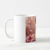 Mug Basenji avec des roses - Saint-Valentin (Gauche)