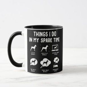 Mug Basenji Things Do Spare Time Funny Dog Mom Dad 