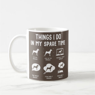 Mug Basenji Things Do Spare Time Funny Dog Mom Dad 