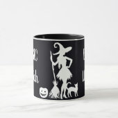 Mug BASIC PERSONNALISÉ SORCIÈRE AVEC Chat Cadeau Drôle (Centre)
