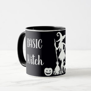 Mug BASIC PERSONNALISÉ SORCIÈRE AVEC Chat Cadeau Drôle