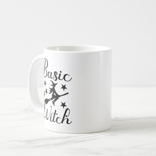 Mug Basic Witch" Halloween – Cute Flying Witch (Devant gauche)