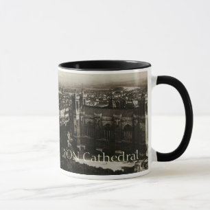 Mug Basilique de carte postale de Lyon France de