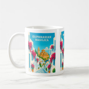 Mug Basilique Euphrasienne Poreč Croatie Voyage Vintag