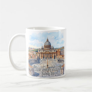Mug Basilique Saint-Pierre personnalisée Cité du Vatic