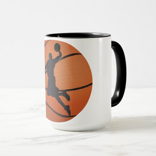Mug Basket-ball (Devant droit)