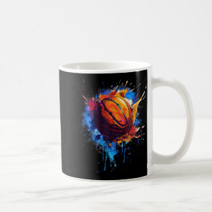 Mug Basket-ball Aquarelle Dessin Basket-ball L