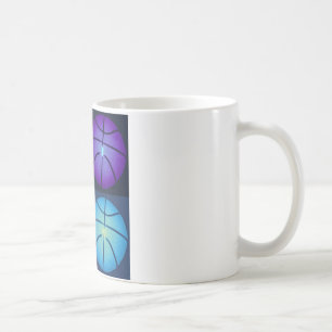 Mug Basket-ball Art Pop Quatre Couleurs