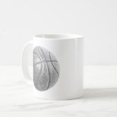 Mug Basket-ball avec effet crayon (Devant gauche)