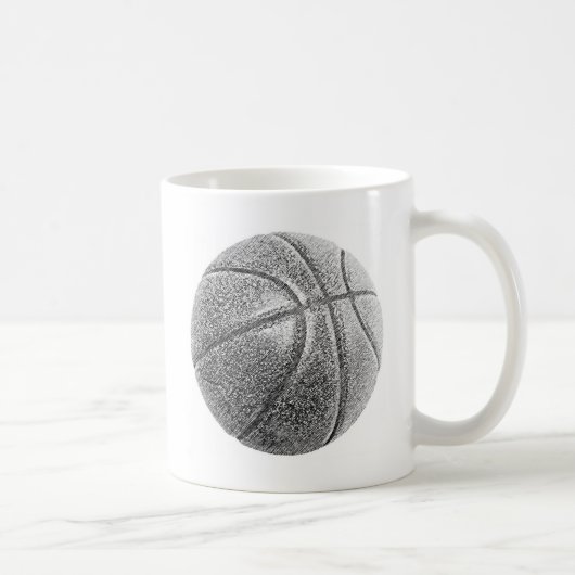 Mug Basket-ball avec effet crayon (Droite)