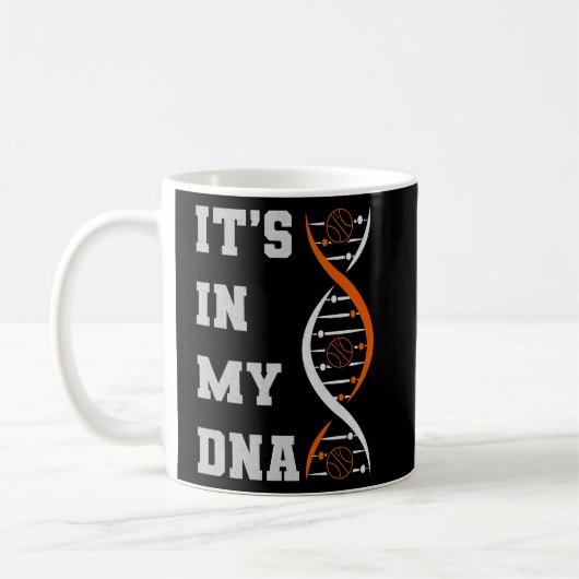 Mug Basket-ball "C'est dans mon ADN" (Gauche)