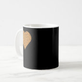Mug Basket-ball Coeur Love Design (Devant gauche)