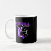 Mug Basket-ball dans un rayon de lumière (Gauche)