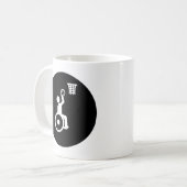 Mug Basket-ball de fauteuil roulant (Devant gauche)