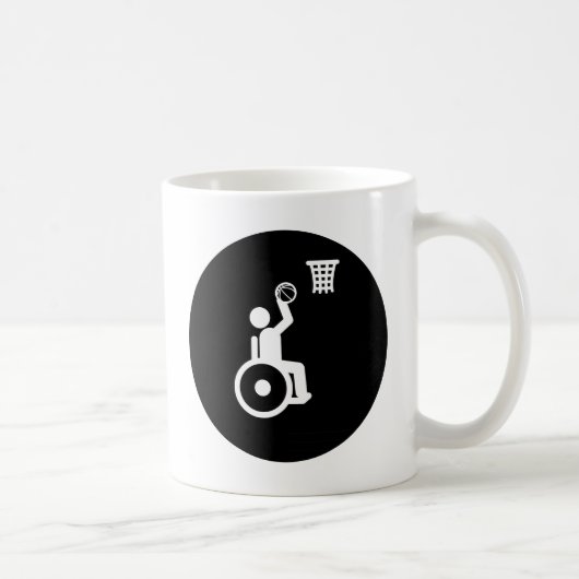 Mug Basket-ball de fauteuil roulant (Droite)