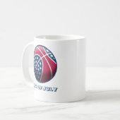 Mug Basket-ball du Jour de l'Indépendance (Devant gauche)