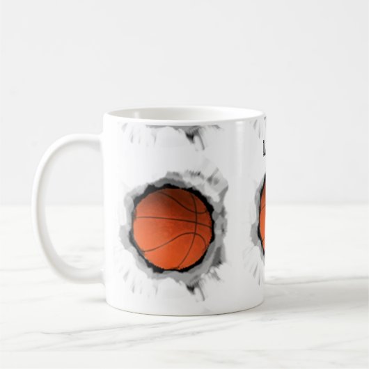 Mug Basket-ball du Personalized (Gauche)