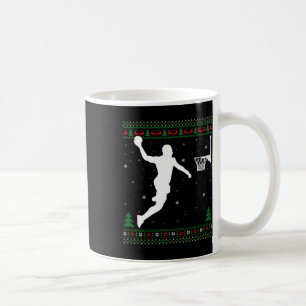 Mug Basket-ball Dunking Xmas Ugly Basketball Joueur Ch