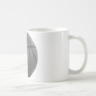 Mug Basket-ball en niveaux de gris