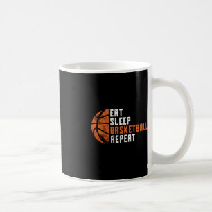 Mug Basket-ball entraîneur Manger Sleep Basket-ball Ré