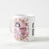 Mug Basket-ball Filles Rose (Devant gauche)