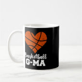 Mug Basket-ball G-Ma Fun Basketball Heart Grandma GeeM (Gauche)