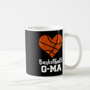 Mug Basket-ball G-Ma Fun Basketball Heart Grandma GeeM