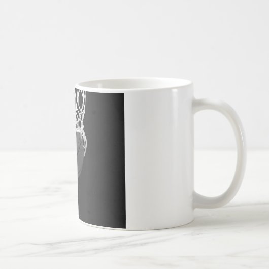 Mug Basket-ball noir et blanc (Droite)