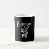 Mug Basket-ball noir et blanc (Centre)