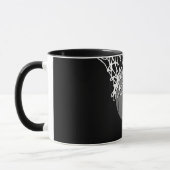 Mug Basket-ball noir et blanc (Gauche)