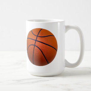 Mug Basket-ball orange et noir