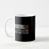 Mug Basket-ball papa Basketballdad Comme un papa régul (Gauche)
