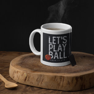 Mug Basket-ball permet de jouer Ball Né pour gagner de