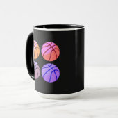 Mug Basket-ball Pop Art (Devant gauche)