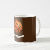 Mug Basket-ball Votre nom (Devant droit)