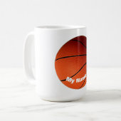 Mug Basket-ball Votre nom Personnalisé (Devant gauche)