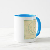 Mug Basket bleu par Chariklia Zarris (Devant droit)