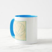 Mug Basket bleu par Chariklia Zarris (Devant gauche)