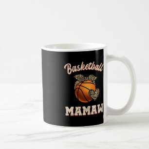 Mug Basket Mamaw Bandana Leopard Coeur fans Mère