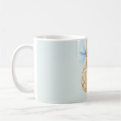Mug Basket Weave Egg Blue Bow (Gauche)