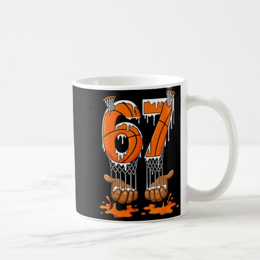 Mug Basketball 67 Six Seven Funny Gen Alpha Meme Drip  (Droite)