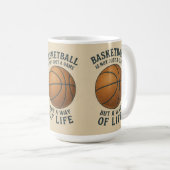 Mug Basketball, a way of life! (Devant droit)