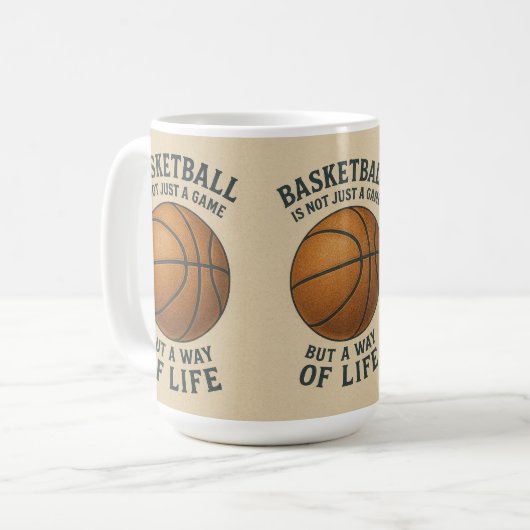 Mug Basketball, a way of life! (Devant gauche)
